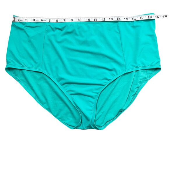 Kenneth Cole Reaction Green Bikini Bottom 3X - Picture 7 of 14